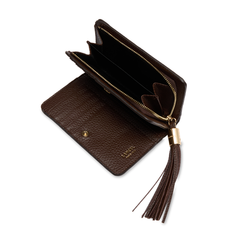 Portefeuille rectangulaire compact zippé - Premier Flirt de Lancel